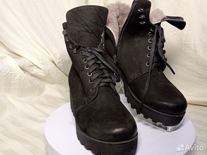 Ботильоны натуральная кожа 37р