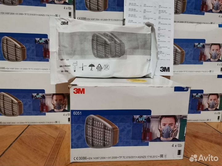 Фильтр Малярный 3М 6051 А1 для Маски 3М