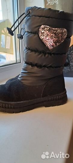 Сапоги зимние для девочки 30 размер