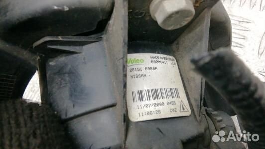 Фара галогенная левая передняя nissan qashqai J10