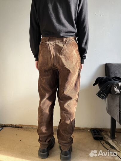 Винтажные брюки вельвет