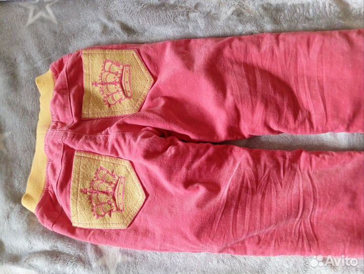 Штаны утеплённые 92-98дев