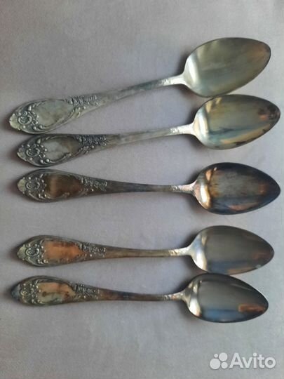 Мельхиоровые ложки вилки ножи СССР