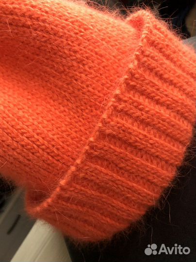 Шапка из пуха норки ручная работа