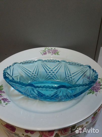 Посуда цветное стекло СССР