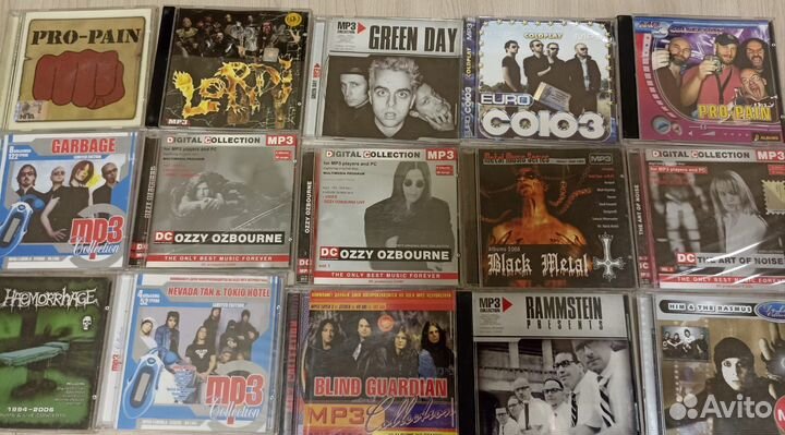 Диски с хард роком, металлом, альтернативой в мр3