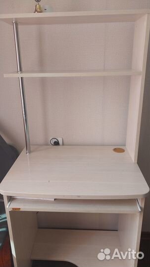 Компьютерный стол белый бу