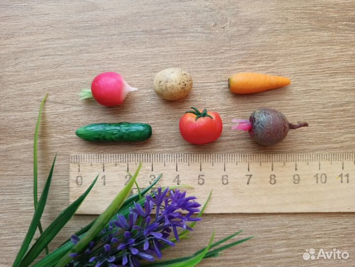 Овощи из полимерной глины