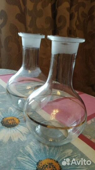 Графины СССР, Конфетница, Лебеди,крышки, пробки