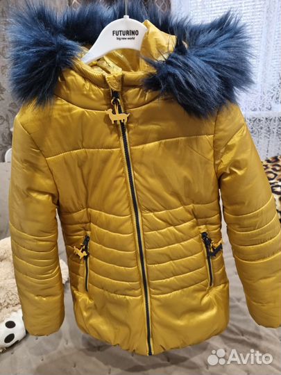 Куртка на девочку зима 134 р-р