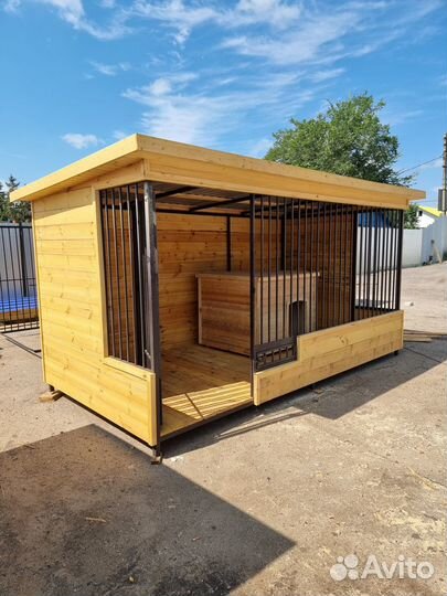 Вольер 2400х3000 с будкой