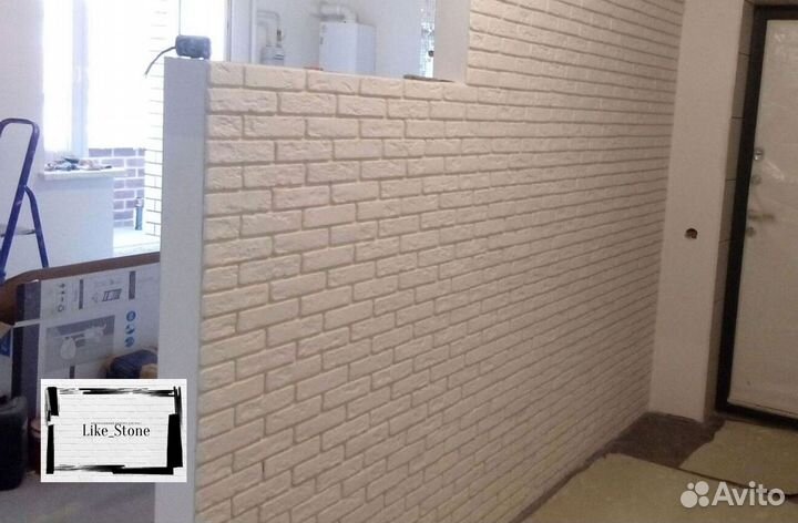 Декоративный кирпич. Укладка гипсовой плитки