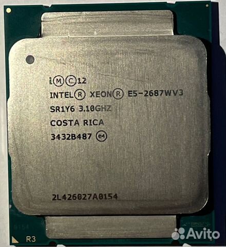 Процессор Intel Xeon E5-2687WV3