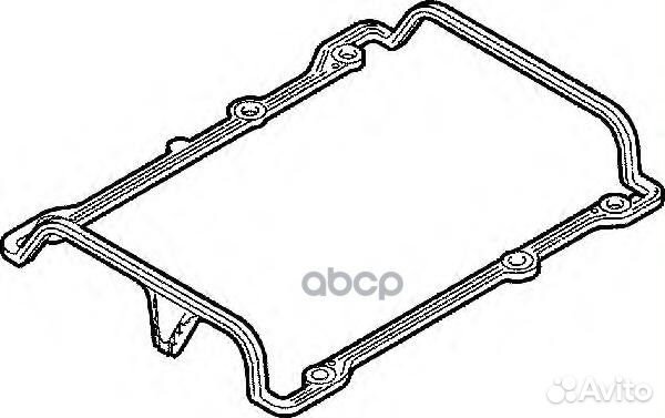 Прокладка крышки гбц полиакриловый каучук 41383