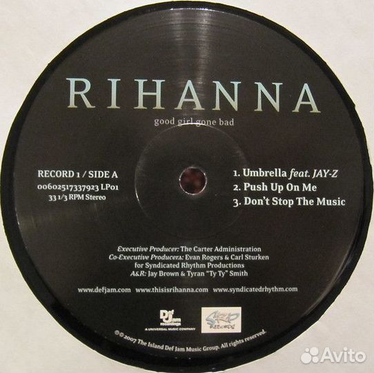 Виниловая пластинка Rihanna, Good Girl Gone Bad