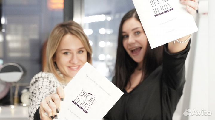 Обучение брови и ресницы