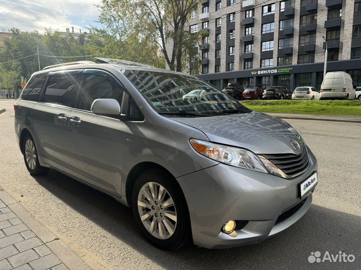 Toyota Sienna 3.5 AT, 2017, 260 000 км