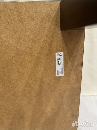 Журнальный столик IKEA черный