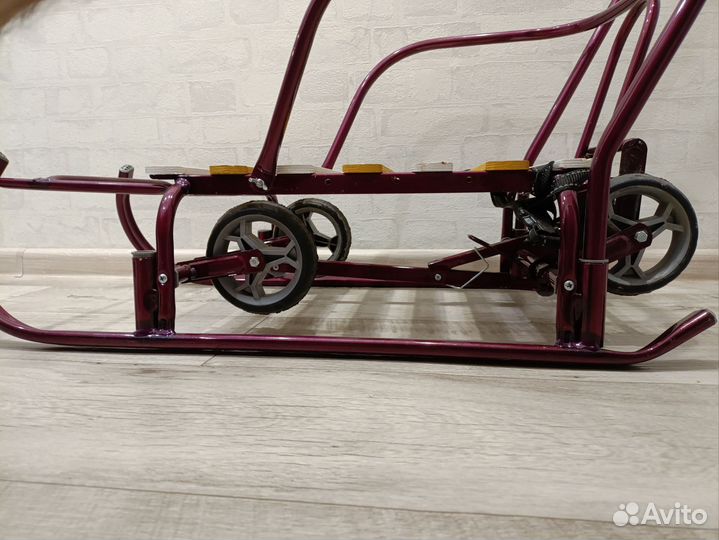 Детские санки на колесах бу