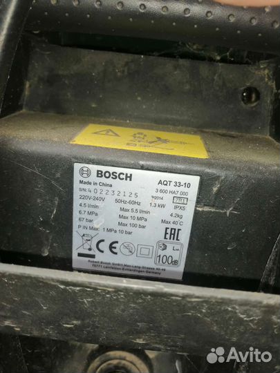 Мини мойка высокого давления Bosch AQT-33 10