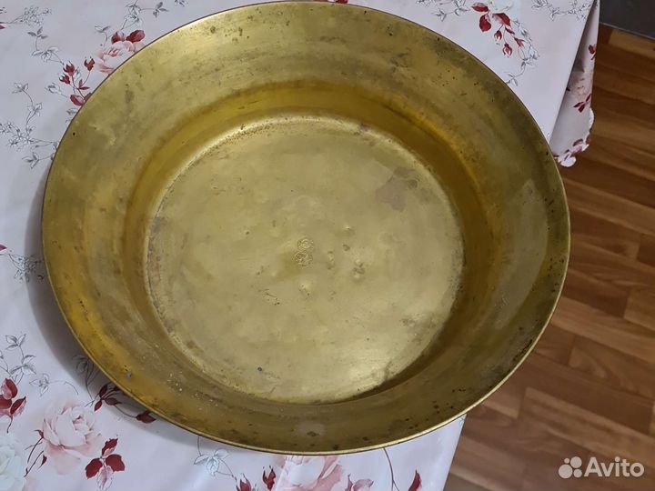 Медный таз для варенья