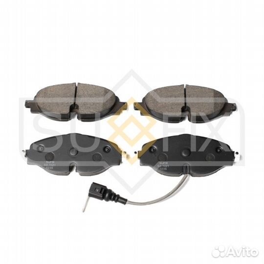 Колодки тормозные дисковые перед прав/лев S