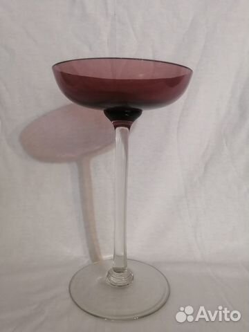 Ваза цветное старинное стекло