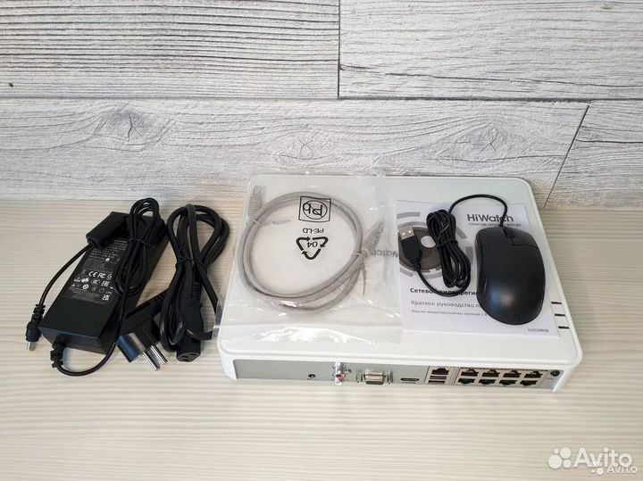 Видеонаблюдение на 8 IP камер