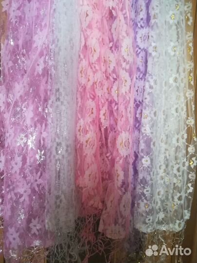 Лёгкие ажурные шарфики (палантины)