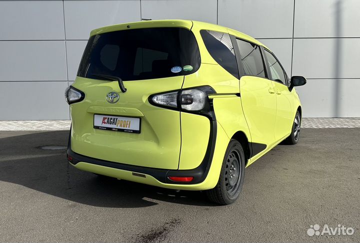 Toyota Sienta 1.5 CVT, 2016, 97 766 км