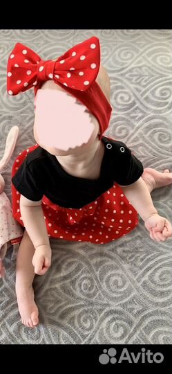 Платье боди Минни Маус 68-74