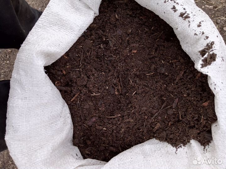 Чернозем перегной в мешках