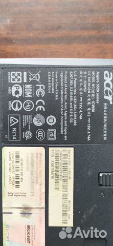 Ноутбук acer Aspire 5520