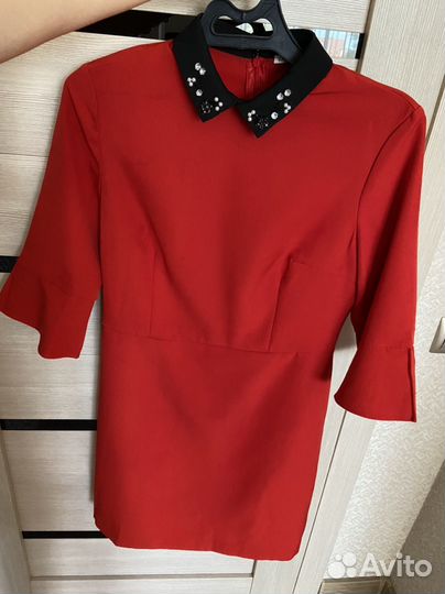 Платье Zarina m красное