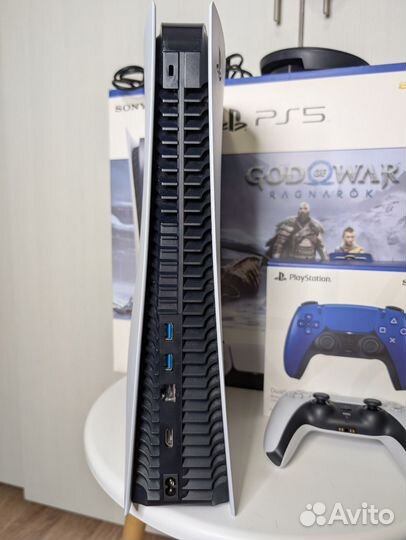 Sony playstation 5 ps5 с дисководом 2 джойстика