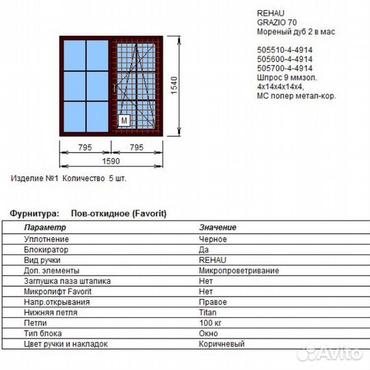 Пластиковое окно