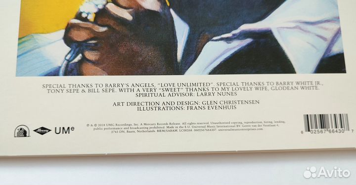 Barry White - I Love To Sing The Songs I Sing