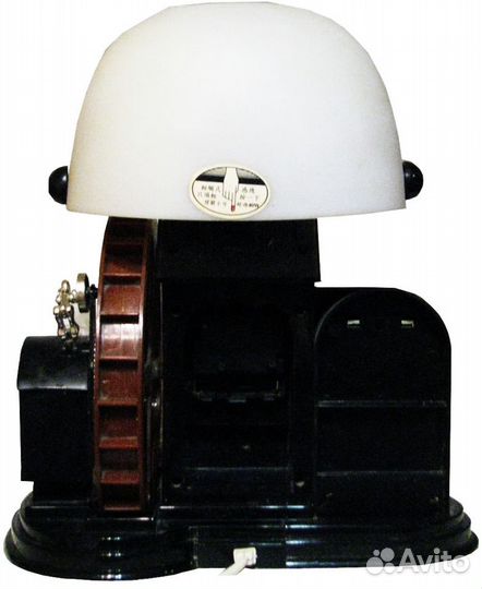 Лампа настольная с часами