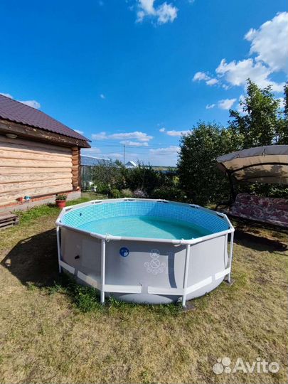 Каркасный бассейн intex бу