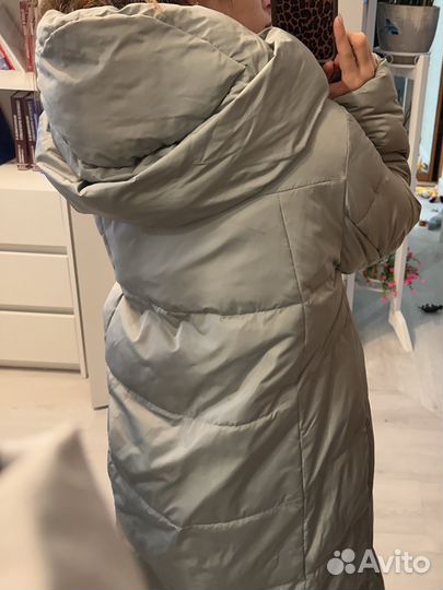 Пуховик женский длинный