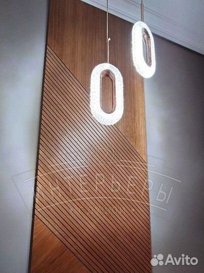 Шпонированные стеновые панели для спальни