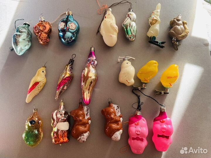 Елочные игрушки СССР