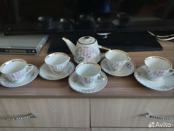 Чайный сервиз вербилки СССР