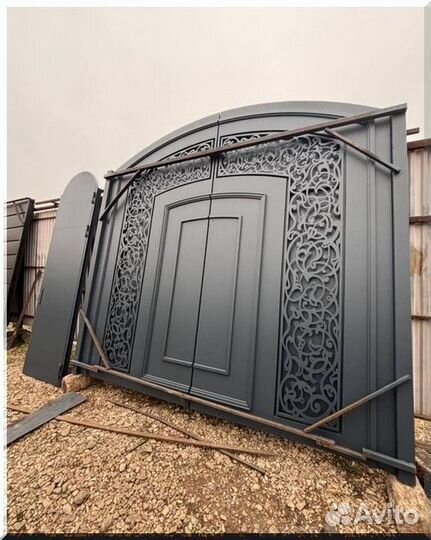 Кованые ворота под ключ с доставкой