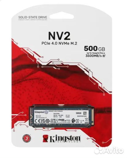 SSD Kingston NV2 SNV2S 500Gb NVMe M.2