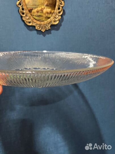 Ваза для фруктов неман блюдо старинное