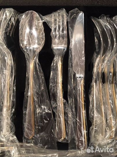 CS-besteck Набор столовых приборов с позолотой