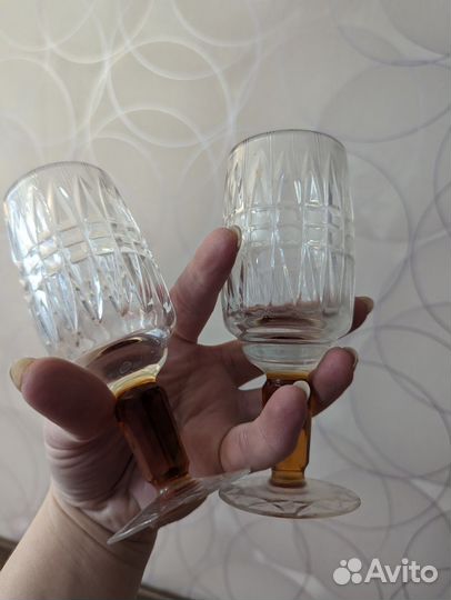 Рюмка бокалы СССР хрусталь олимпиада