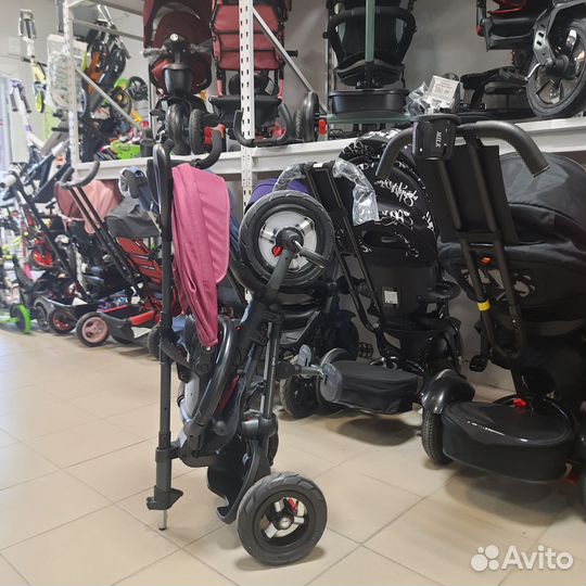 Складной трехколесный велосипед