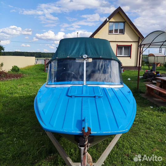 Казанка 5м4 с мотором yamaha 55 + прицеп